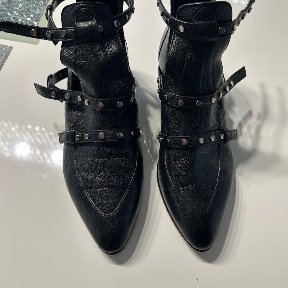 Jimmy Choo Black Studded Women's Shoes